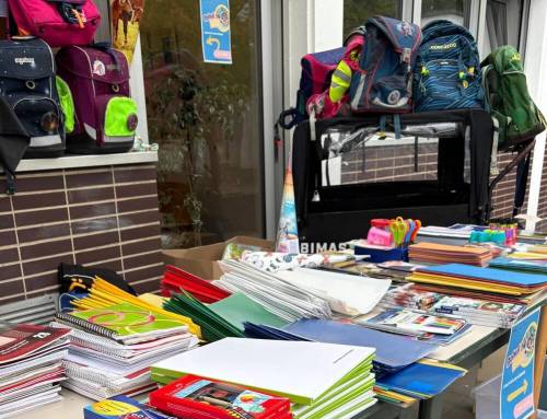 Schul-Box-Aktion in der Thermometersiedlung in Steglitz-Zehlendorf